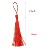 Sxrw 100pcz Llavero Borla Colgantes Borlas Hechas A Mano