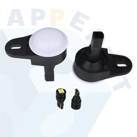 APPERFiT LED Footwell Courtesy Lights under Dash for Interior Floor Board 68395784AA Compatible with Dodge Ram 1500 2500 3500, Jeep Wrangler Grand Cherokee Interior Accessories Parts 2PCS