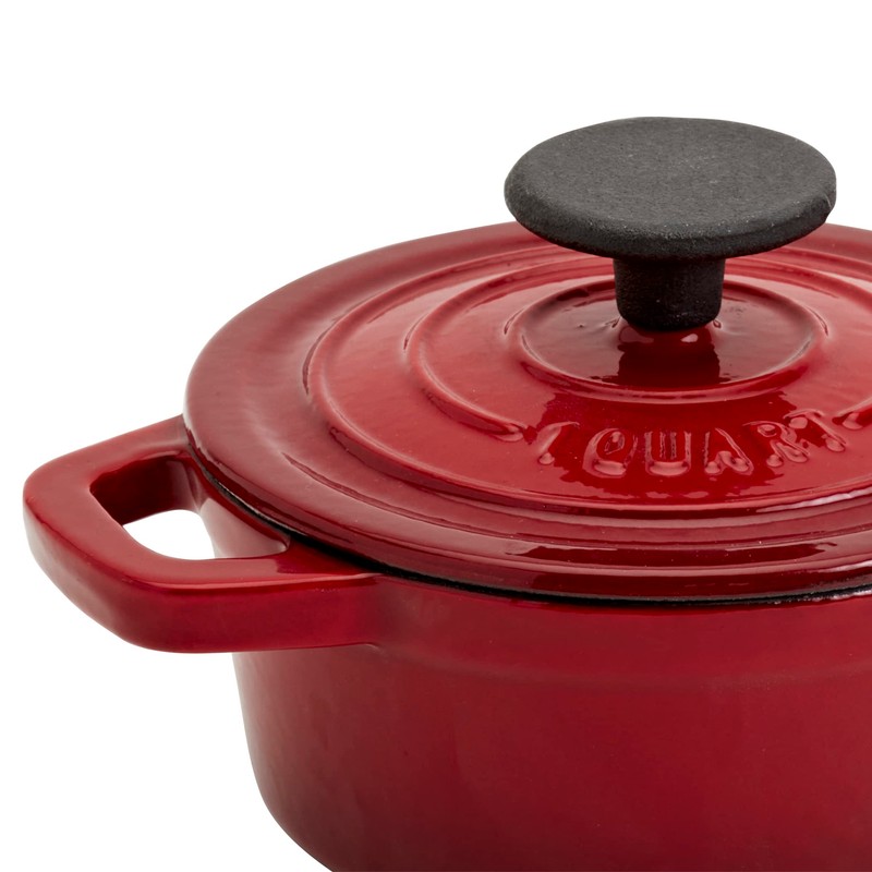 Smith & Clark 1-Quart Enameled Cast Iron Dutch Oven Pot