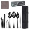 Recsrdce Professional Stainless Steel Culinary Plating Set,9 Piece Culinary Plating