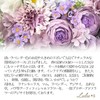 Lulu's-1683 Half Moon Wreath, Lavender, Crescent Moon, Artificial Flowers, Artificial