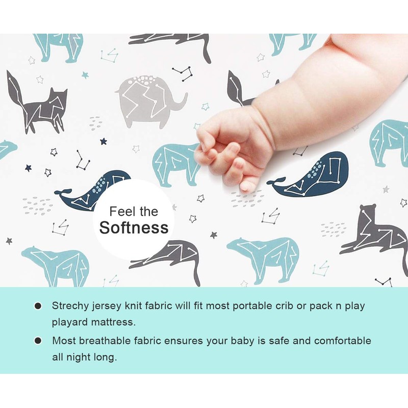 Pack n Play Stretchy Fitted Pack n Play Playard Sheet