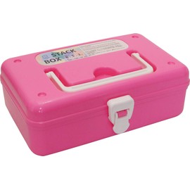 Kokubo Industrial Storage Case, Stacked Box, Pink, 2.8 x 5.1 x 7.9 inches (7 x 13 x 20 cm) 3809