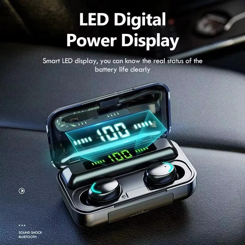 High Quality TWS Wireless Sports Earphones In-Ear Headset Digital Display