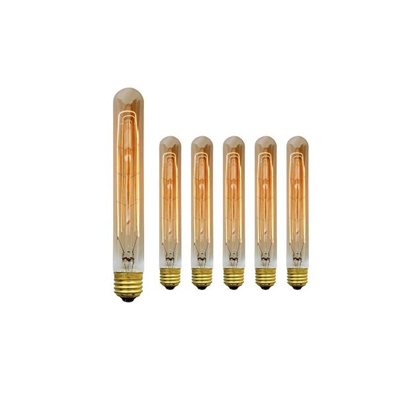 Bunnit Bulbs Vintage Edison Bulb, T9 T9-185 Tube Hairpin/Leaf, 60w,