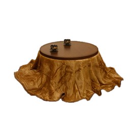 Kotatsu Medium Throw Blanket, Round Size, Diameter 74.8 x 74.8 inches (190 x 190 cm)