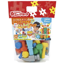 Gakken Sta:Full 83195 Gakken New Block Knock and Connect! Tonton Tongkachi Pack