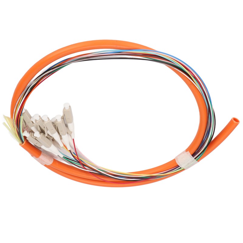 Fiber Pigtail 12 Strand Multimode Stable Fiber Pigtail Cable for