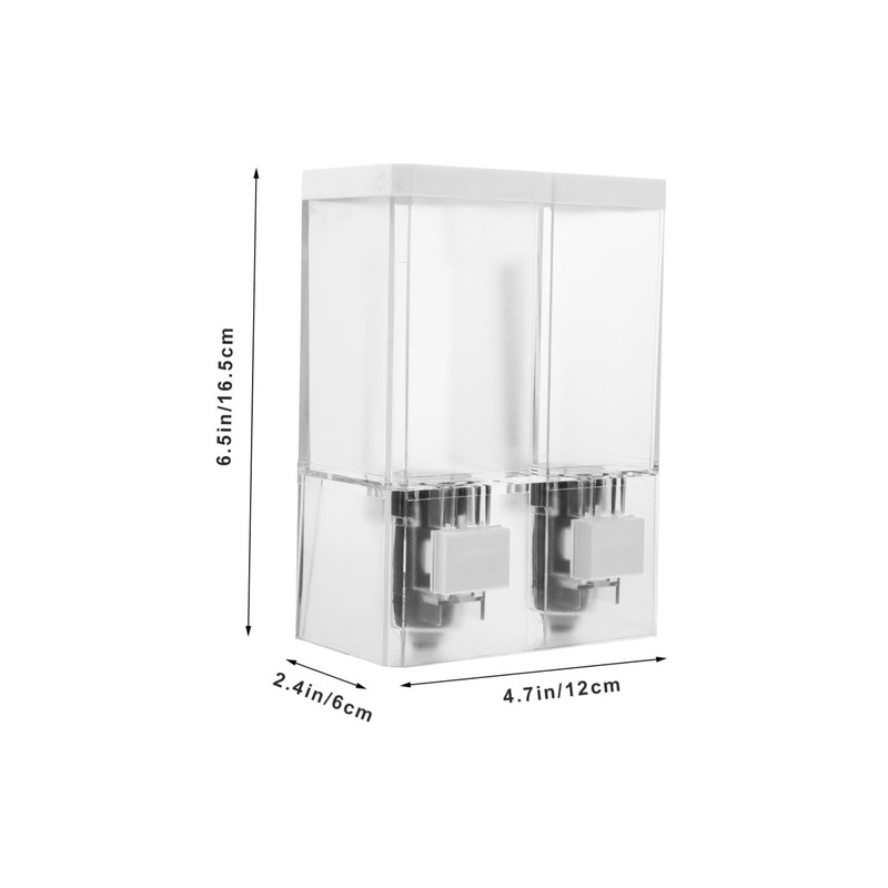 Ciieeo Push Soap Dispenser Foaming Soap for Bathroom Wall Mount