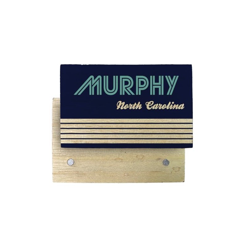 Murphy North Carolina Souvenir Wooden 2" x 3" Fridge Magnet