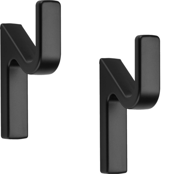 SOTECH Set of 2 Angola Coat Hooks Matt Black 76