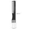 Yuyte Beauty Rosa 3 Cm Peines Metal Levantar Cabello