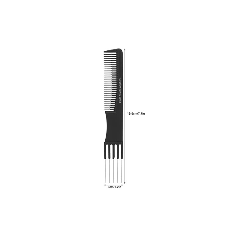Yuyte Beauty Rosa 3 Cm Peines Metal Levantar Cabello