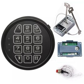 WAH LIN PARTS Stack-On Safe Lock Electronic Digital Safe Lock Replacement Solenoid With 2 Key