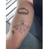 2 Sheets Temporary Cross Tattoo Rosary Tattoos Jesus Tattoo Bed