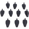 10PCS Shark Fin Kit Spoiler Wing Set with Carbon Fiber