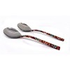 Rastogi Handicrafts Copper Bamboo Hand Painted Meena Work Dinnerware flatware