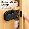 Push to Open Cabinet Latch for Handleless Doors – Non-Magnetic