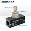 TAILONZ PNEUMATIC Air Flow Control Valve with Push-to-Connect Fitting, in-Line