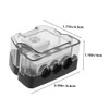 GRIRIW 2pcs Car Amplifier Distribution Block Easy Install Way Audio