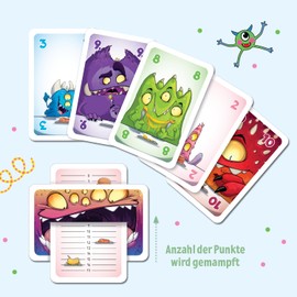moses. Mega Monster Meals, Monster Strong Card Game for Children and Adults, Funny Community Game for the Whole Family, Board Game for 2-5 Players from 8 Years