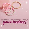 Pop Fizz Designs Bachelorette Bracelets | Bride + Team Bride