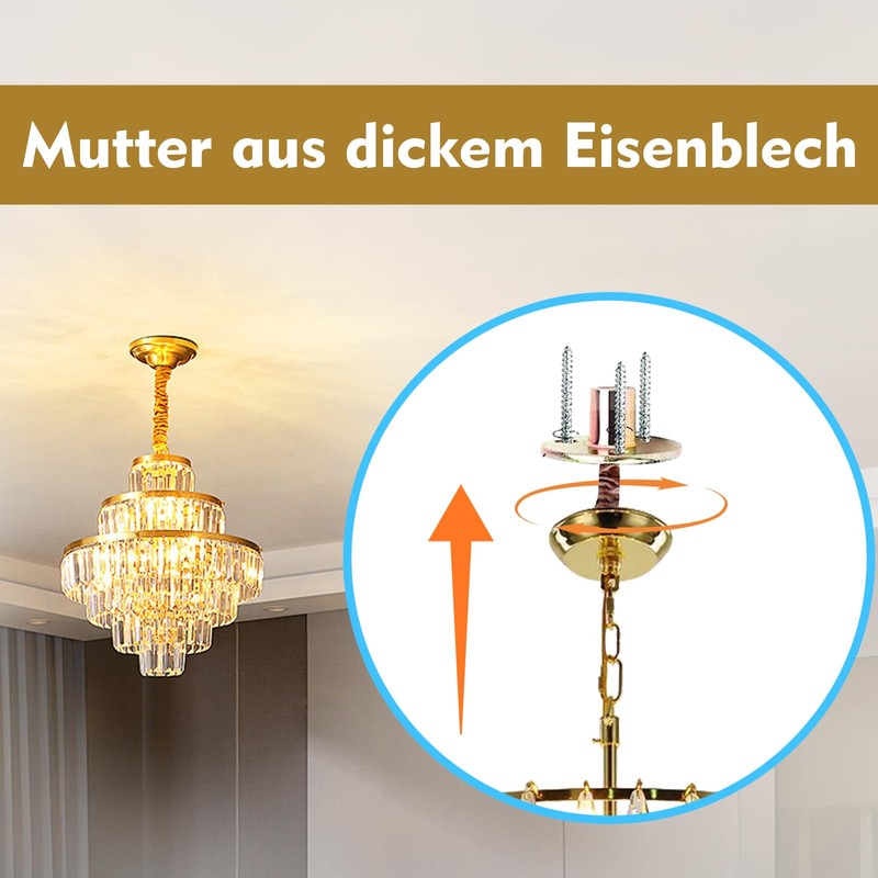 10er-Satz M8-Muttern, T-Flansch-Muttern, Einschraubmuttern, Rundfuß, Einpressmuttern zur Befestigung, Verbindungsmöbel (M8)