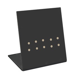 Sharplace Tweezers Stand Display Stand Collecting Arranging Eyelash Extension Supplies Lash Tweezers Holder Hair Removal Tool Organizer, Black