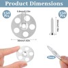 Akamino 300 Pcs Easy Fix Washers Set, 150 Pcs 36mm