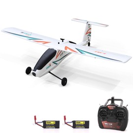 RRTCLO RC Airplane 2.4GHz 22.5" Wingspan with Stabilization Mode, RTF (Includes Controller, Transmitter, Battery and Charger) Remote Control Plane Ready to Fly for Adults esky