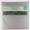 Mainstays New Mainstays Purples Soft Microfiber Wrinkle Resistant Sheet Set