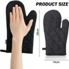 BLPRKOT 1 Pair of Oven Gloves, Oven Gloves, Heat Resistant,