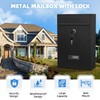 Mailbox Wall Mounted, Key Lock Mail Boxes, 3.3" D x