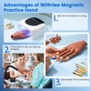 Wilfniee Practice Hand for Acrylic Nails: Magnetic Nail Practice Hand