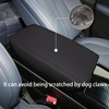faccaibbg Armrest Cover for Lincoln Nautilus Accessories 2019-2023 (Black) Center