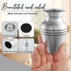 Aerospace-Grade Aluminum Urn for Adult Male Ashes - Lightweight Cremation
