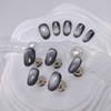 Cat Eye Press on Nails Handmade Short Oval/Square/Round False Nails
