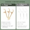 Palillos de hilo dental natural, 200 unidades, sin BPA, veganos,