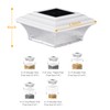 Solar Post Cap Lights Outdoor LED Lighting Deck Fence Cap