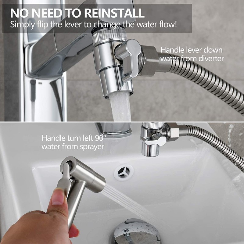 Ciencia SUS304 Stainless Steel Diverter Kitchen Tap or Bathroom Faucet