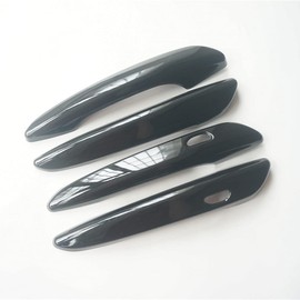 CYAuto New Set Glossy Black Sport Door Handle Cover Trim Fit for Mazda 3 CX-30 2020 2021 2022 CX-50 (Glossy Black)