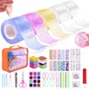SelfTek 55Pcs Nano Tape Craft Kits for Kids Nano Tape