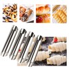 Cream Horn Mold 36-Piece Round Tube and Cone Horn Bun