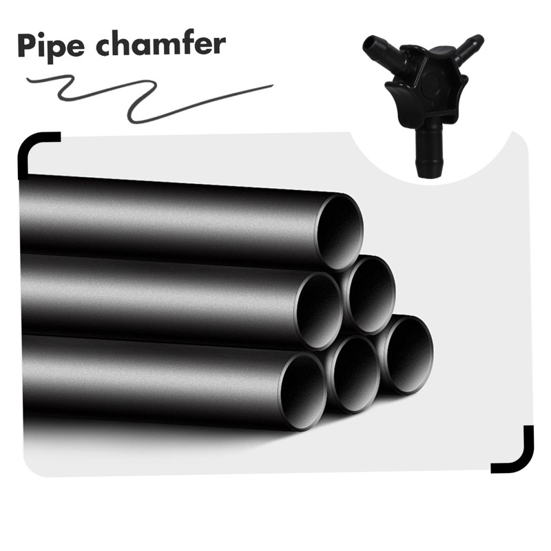 ORFOFE Pipe Deburring Tool Plastic Pipe Chamfer Calibrator Durable Aluminum