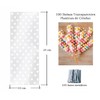 100 x Clear Cellophane Candy Bags with White Dots 100