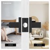 Karlstone 5 Pack Matte Black Door Handle with Lock and