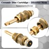 Dreyoo Ceramic Disc Cartridge Replacement for 910-030, Diverter Stem Replacement