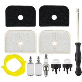 Hippotech 577851501 576401601 Air Filters for Husqvarna 525L 525LS 525RS 525LST 525RJD Trimmer with Spark Plug Adjusting Tool Tune-up Kits