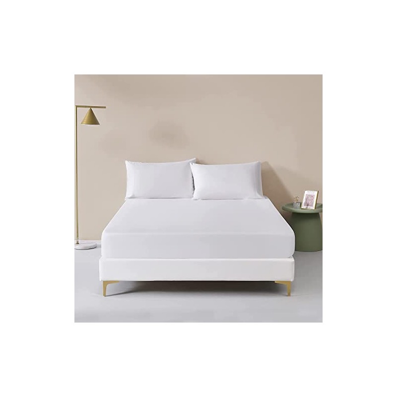SeventhStitch Extra Deep Fitted Bed Sheet 100% Egyptian Cotton 600