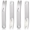 Lnngub 4 Pcs Mini Pry Bar,Mini Crank Crow bar Pocket